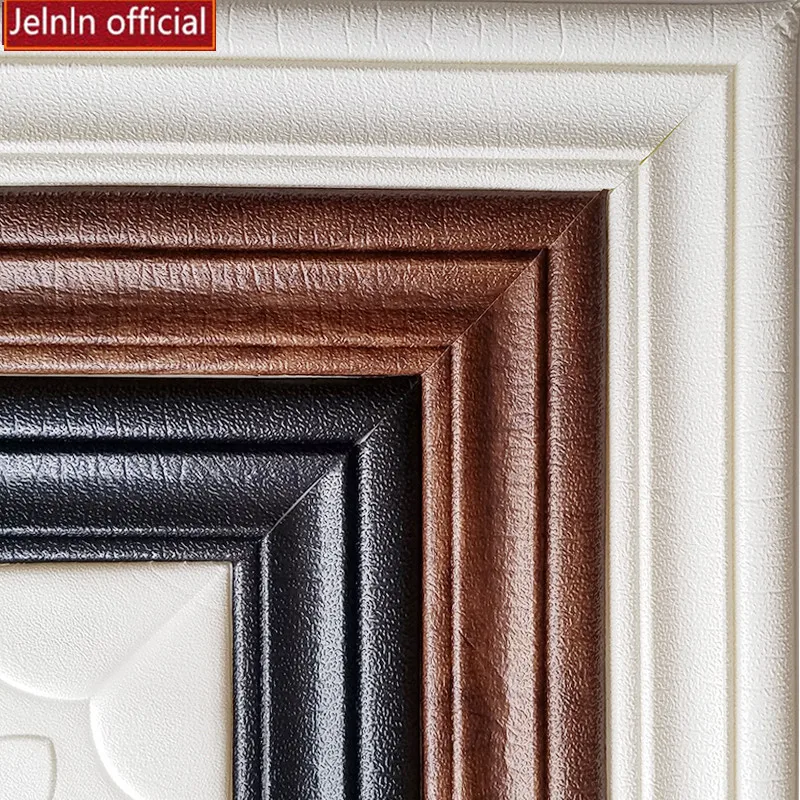 

Thicken self-adhesive foam waist line border baseboard TV background frame ceiling edge strip living room bedroom wall stickers