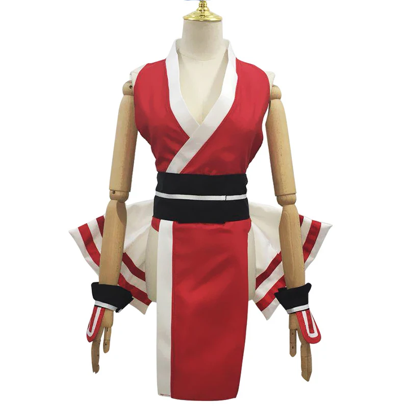 Король бойцов KOF mai shiranui косплей кимоно-Униформа платье полный комплект женские сексуальные костюмы на Хэллоуин индивидуальный заказ