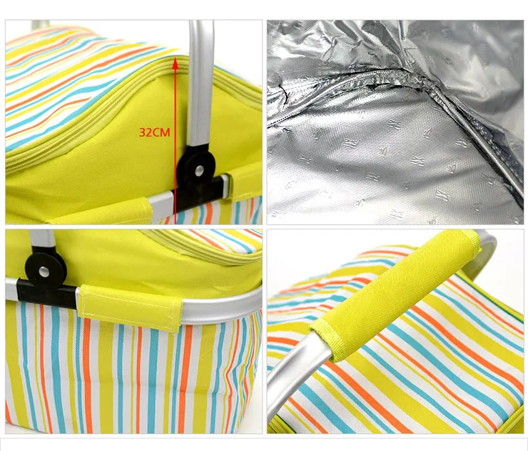 Outdoor Picnic Basket Picnic Bag (18)