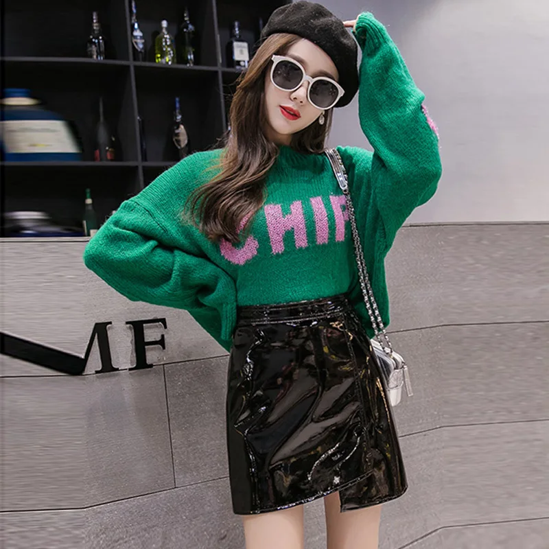 2019 New Spring, Summer, Autumn Leather Skirt Shiny PU Leather Mini Skirt Women Skirt NO868 2019 New Spring, Summer, Autumn Leather Skirt Shiny PU Leather Mini Skirt Women Skirt NO868