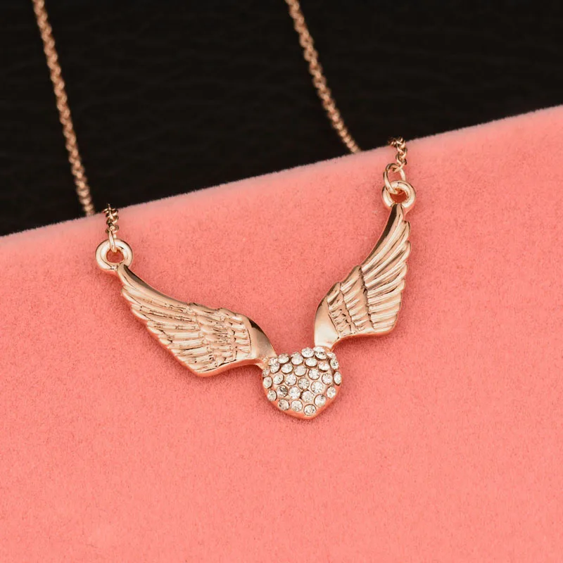 SINLEERY модное ожерелье с крыльями ангела и кристаллами в форме сердца для женщин, розовое золото, серебро, ювелирное изделие на цепочке для друзей, подарки Xl530 SSC