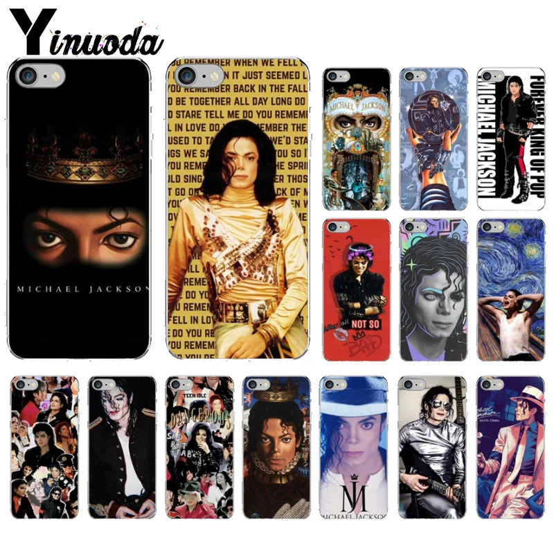 

Yinuoda michael jackson DIY Printing Drawing Phone Case cover Shell for Apple iPhone 7 8 6 6S Plus X XS MAX 5 5S SE XR Cover