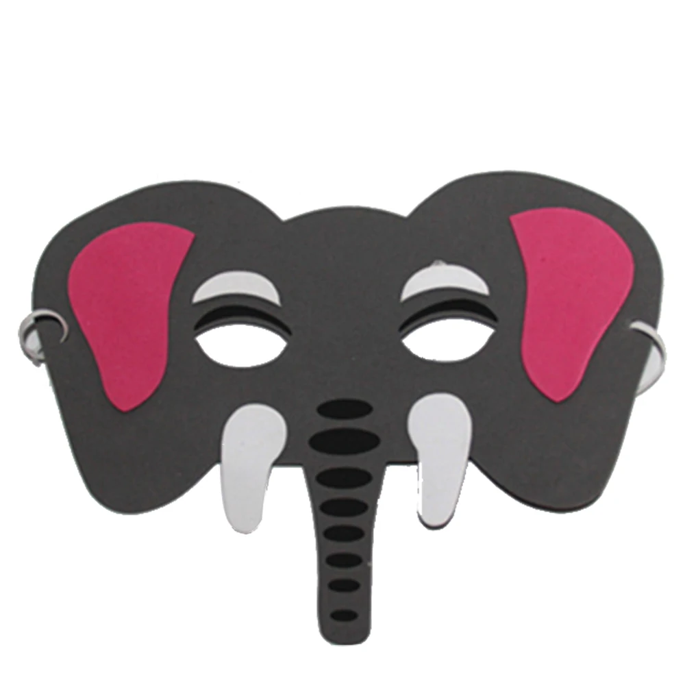 10 шт. маска для дня рождения принадлежности EVA пены животных маски мультфильм дети праздничное платье костюм зоопарк маска джунгли вечерние украшения
