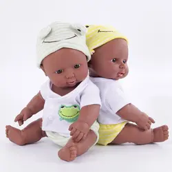 1 шт. ручной работы Новый Reborn Baby Doll Реалистичного Мягкие Силиконовые Куклы Kawaii жив Игрушки для девочек Детский подарок