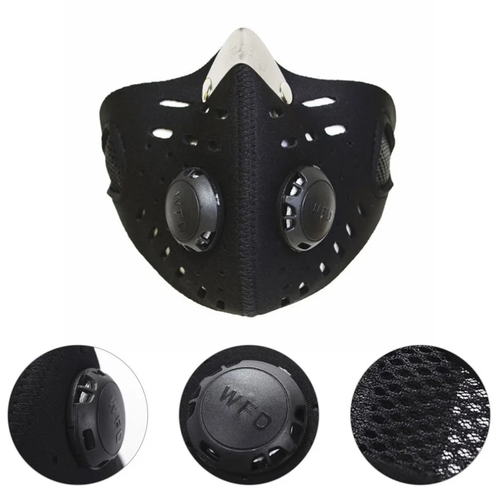 WOSAWE BE107 Black Outdoor Cycling Mask Windproof Dustproof Bicycle