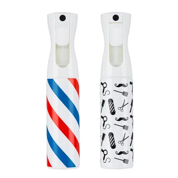 

300ml Empty Mustache Hairdressing Spray Bottle Refillable Ultra Fine Mist Water Salon Barber Hair Accessories Refillable Bottles