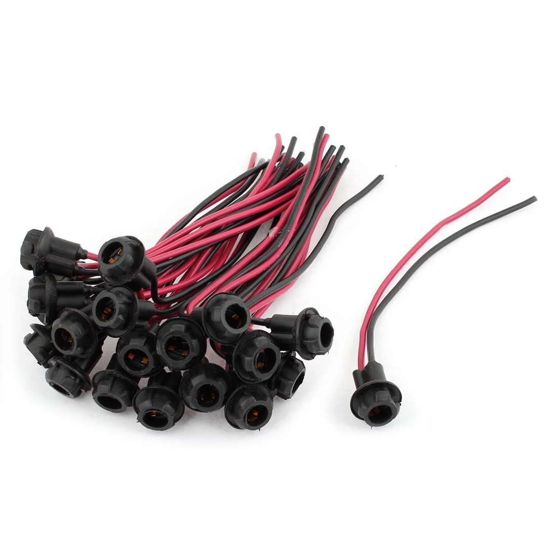 20 Pcs Car Truck T10 W5W 194 LED Light Bulb Socket Pre wired Connectorin Connectors from Lights