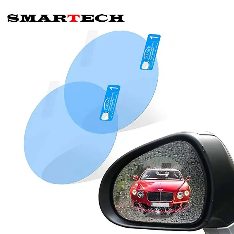 2PCS Car Sticker Rearview Mirror Protective Film Anti Rain Film Window