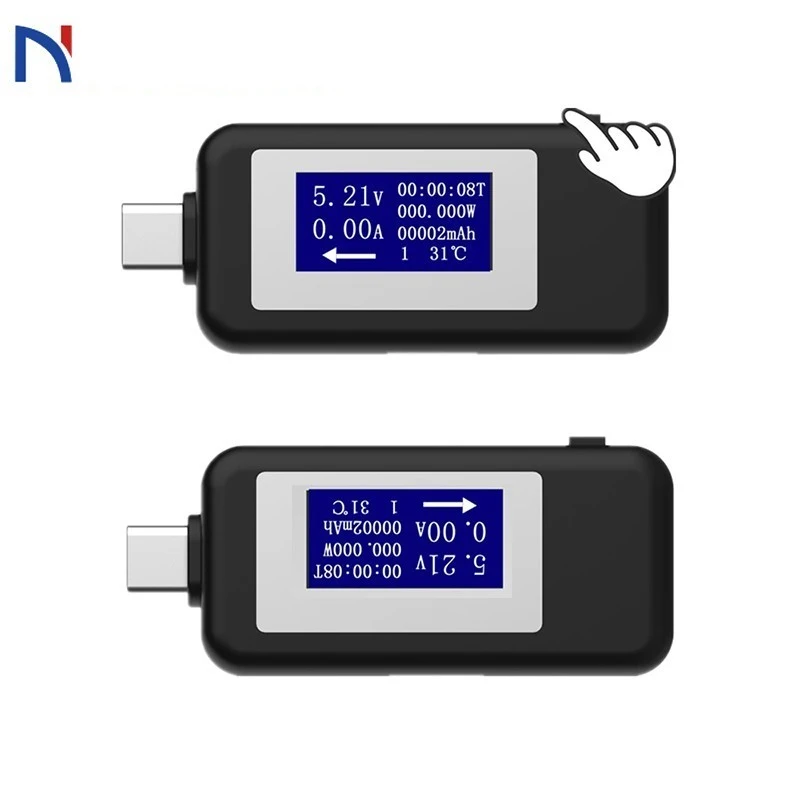 

USB Tester DC Digital Voltmeter Voltage Current Meter Ammeter Detector USB C Power Bank Charger Indicator amperimetro voltimetro