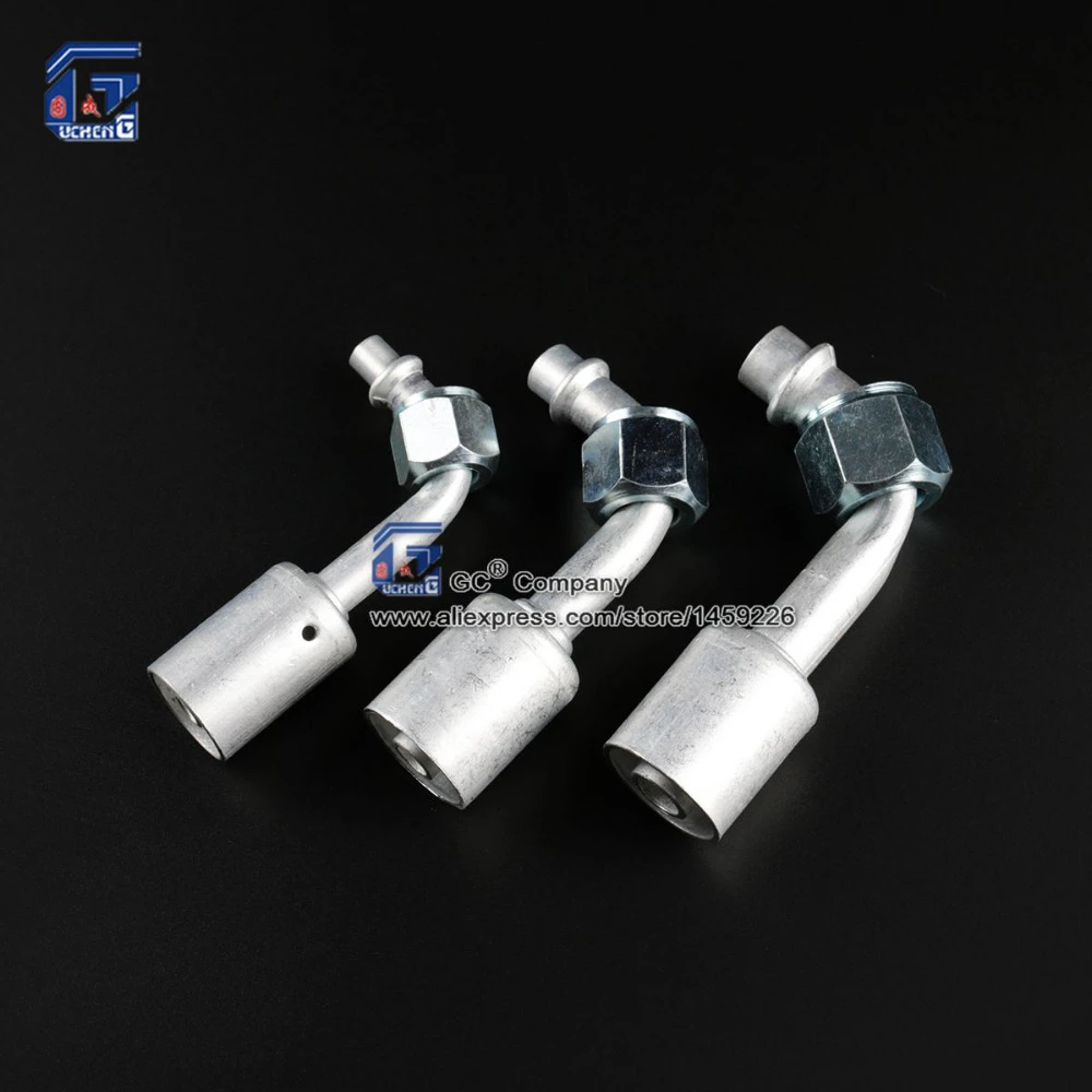 90 Deg Beadlock #8 O-Ring A/c Hose Fitting Female 90 Deg Beadlock #8 O-Ring A/c Hose Fitting Female