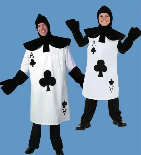 2016 Hot Funny poker costume party poker halloween Cosplay costumes ...