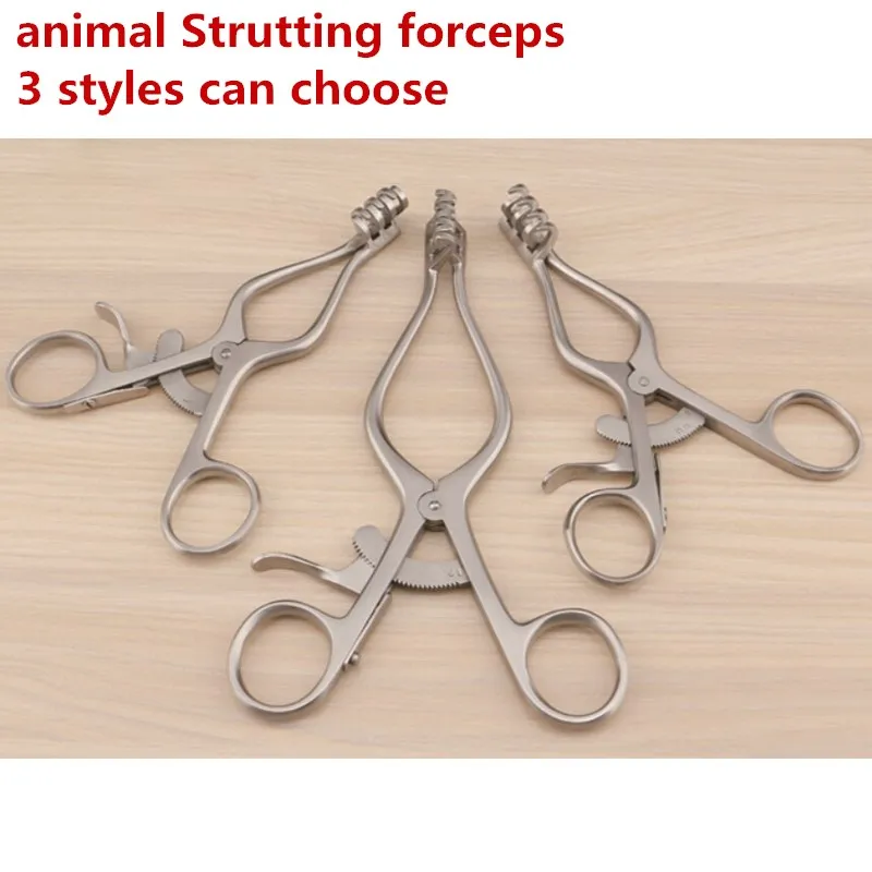 

animal Strutting forceps Multi-hook retractor automatic fixed position hook suitable for animal pika small animal open chest
