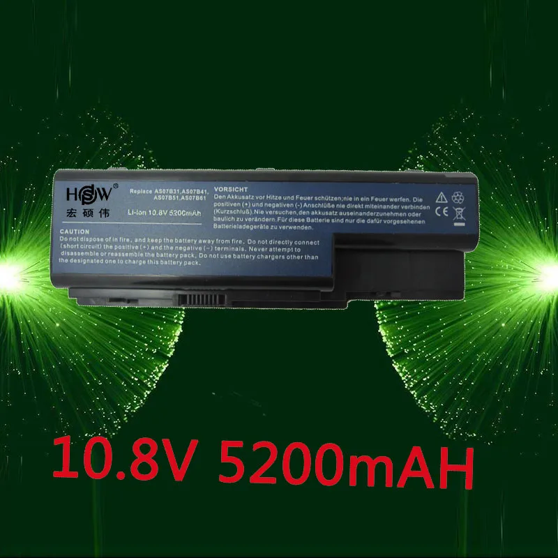 HSW 6 ячеек ноутбук Батарея для acer Aspire 5235 5310 5320 5520 г 5535 5710 5715 5720 5720Z 5730Z 5730ZG 5739 5910 bateria |