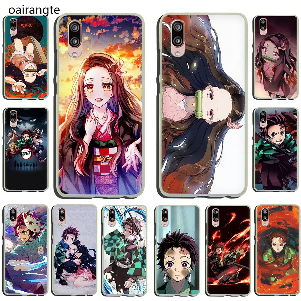 Жесткий чехол для телефона Anime Demon Slayer Kimetsu No Yaiba 2015 2016 2017 Pro Smart 2019 Huawei P30 P20 P8 P9 P10 Plus