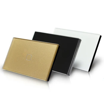 

Beautiful shape 1 gang 2 way light switch US 110V touch sensor switch flame retardant case wetproof with backlight indicator