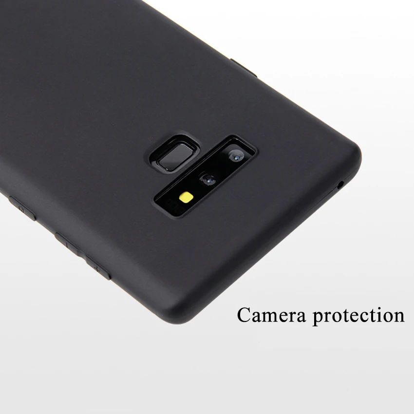Phone Case for Samsung Galaxy S8 S9 Plus Note8 Note9 A5 A6 A7 A8 2018 J7duo Cell Case Shell Protection Black Mobile Phone Cover (1)