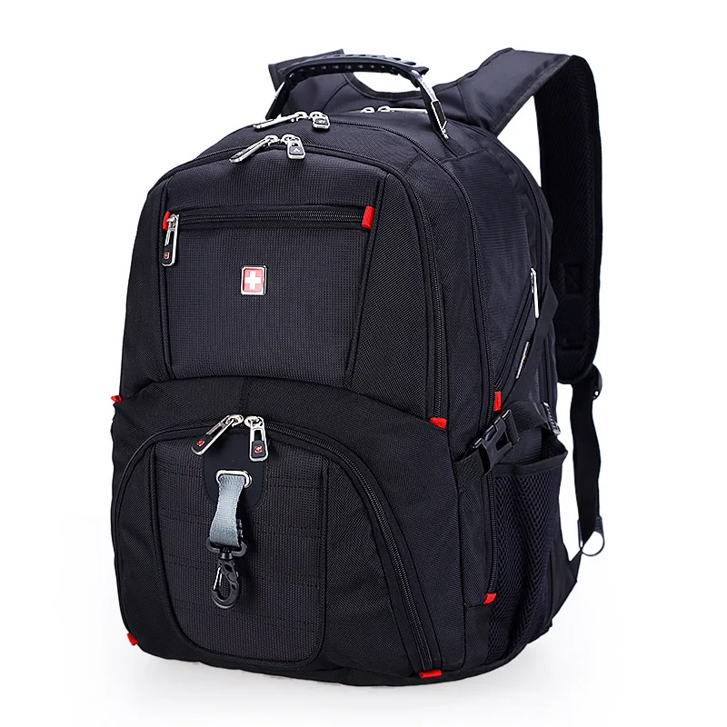 

Suissewin Man male backpack Swiss 17 inch Backpack sw8112 8810 sac a dos Waterproof Multi function large Business Laptop Mochila