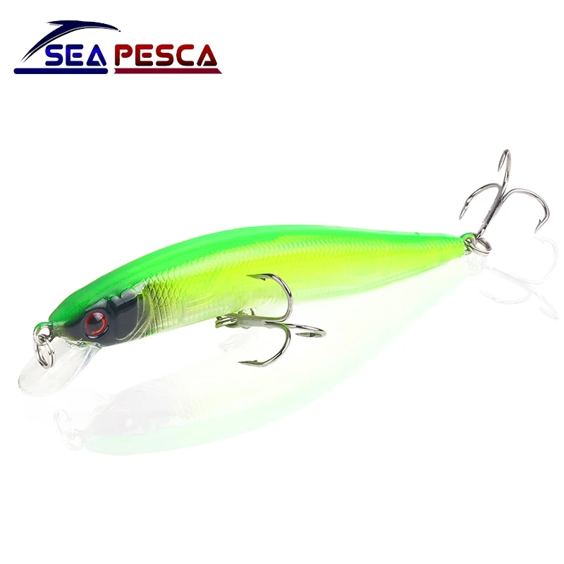 SEAPESCA 2018 блесна рыболовная приманка 100 мм 8 3 г жесткая 3D Глаза рыболовные Воблеры