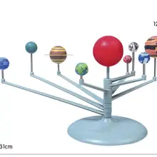 Детские креативные забавные Популярные 3D Пластиковые планеты, научная модель солнечной системы, сборные игрушки, обучающие игрушки