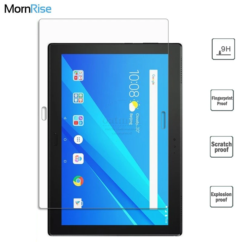 0.33mm Tempered Glass Film For Lenovo Tab 4 10 Plus Screen Protector Protective TB-X704N X704F 10.1 inch Saver 9H | Компьютеры и офис