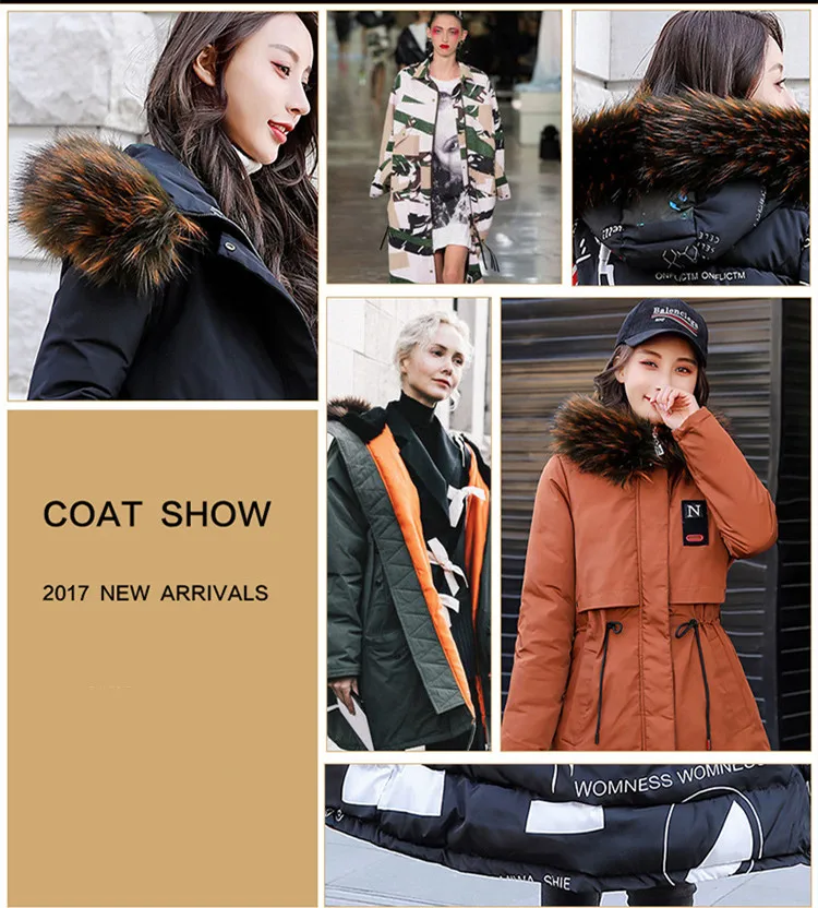Women Parkas Long Winter Adjustable Waist Long Winter Jackets And Coats Woman Hooded Women Winter Jacket 2018 LZ973 (7)
