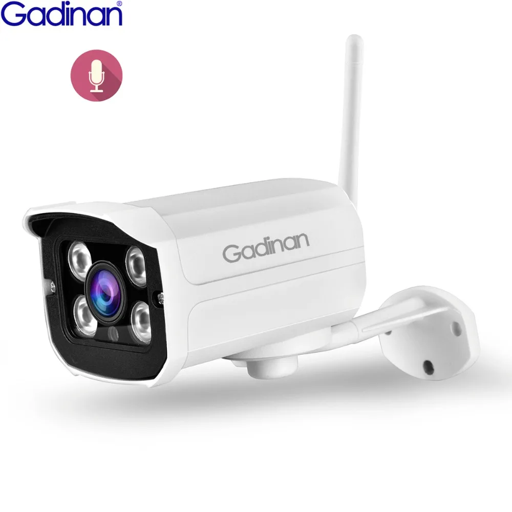 Беспроводная ip камера GADINAN HD 1080P 2 Мп 720P Wi Fi аудио слот для sd карты безопасность