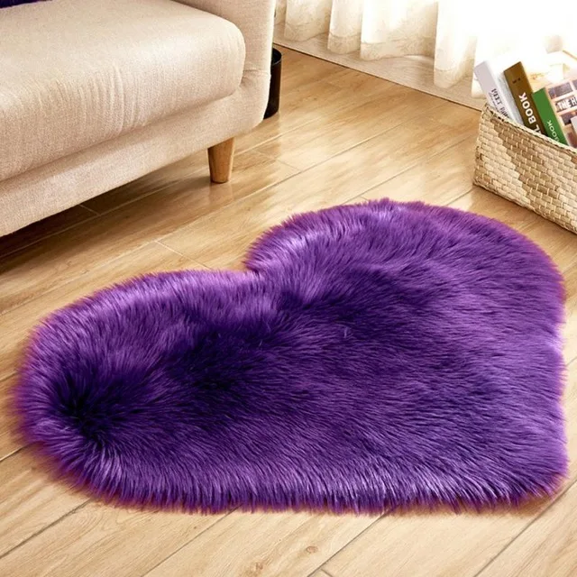 Microfine Furry/Shaggy Carpet Faux Fur Rug For Home Living Room And Mat