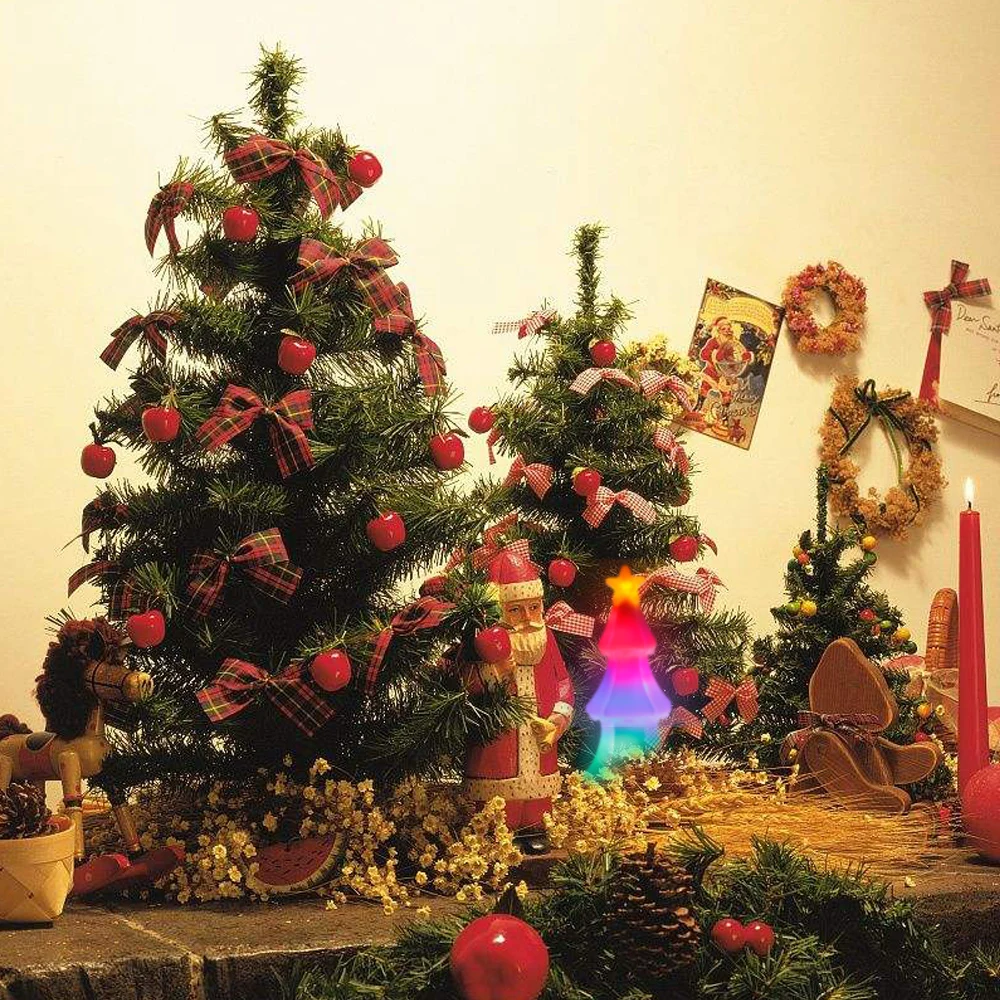 

E27 3D LED Flame Bulb Merry Christmas E26 Flame Effect New Year Decorations Light Colorful Flickering Emulation Burning Lamp 3W