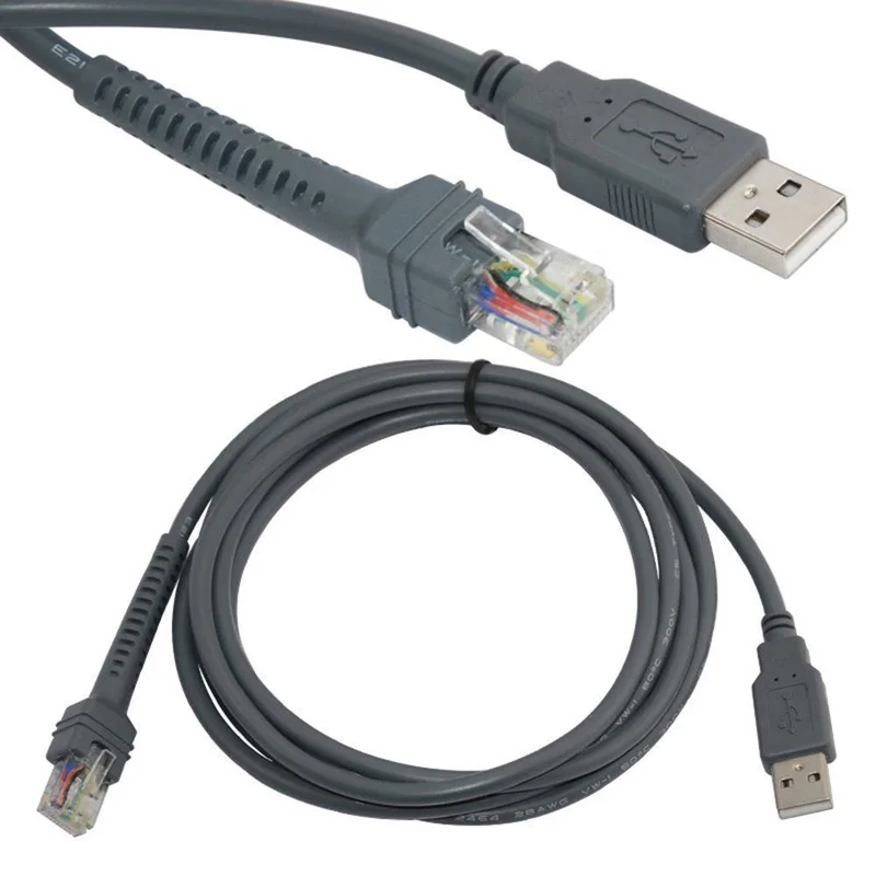 

6.6ft USB Cable for Symbol Barcode Scanner LS1203 LS2208 LS4208 DS9208 LS3408