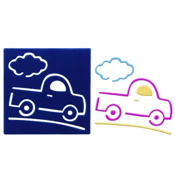 

Truck pvc Layering Stencils for DIY Scrapbooking/photo album Decorative Embossing DIY Paper Cards Crafts