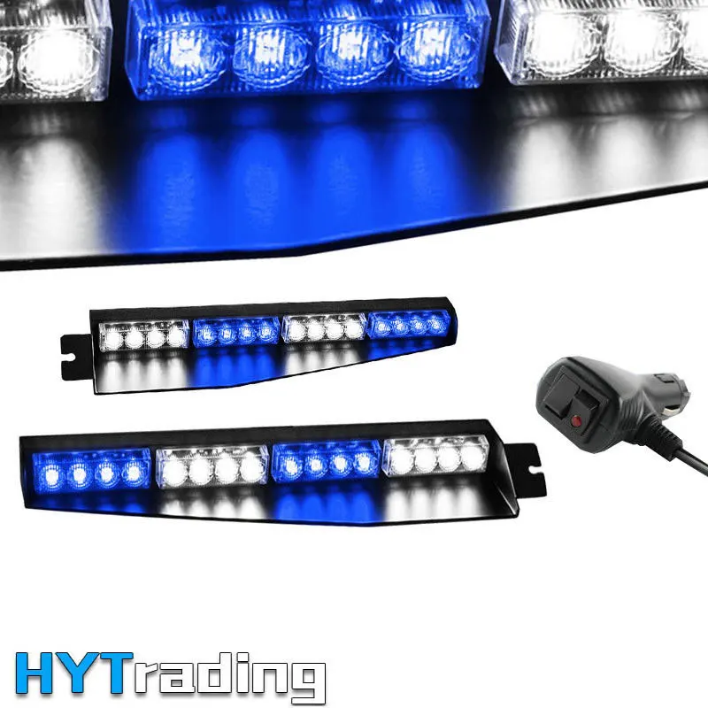 

Signal Lamp 34" 32LED Strobe Flash Light Emergency Warning Light Bar Visor Mount Dash Vechicle Flash Beacon fog lamp