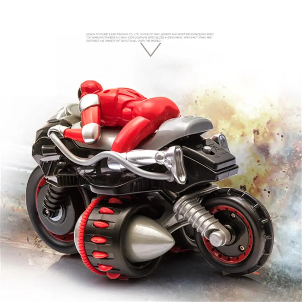 RCtown мальчик игрушка пульт дистанционного управления моделирование мотоцикл дрейф супер крутой кувыркающийся вращение 360 градусов с музыкой