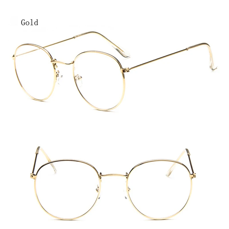 Пользовательские близорукость модные круглые оправы для очков для женщин и мужчин оптический фирменный дизайн винтажные очки для женщин прозрачные
