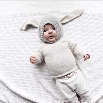 

Fashion Newborn Hats Knitted Warm Machine Cap Protects Ear Bonnet Baby Winter Cap Boys Girls Hats Headwear Toddler Caps