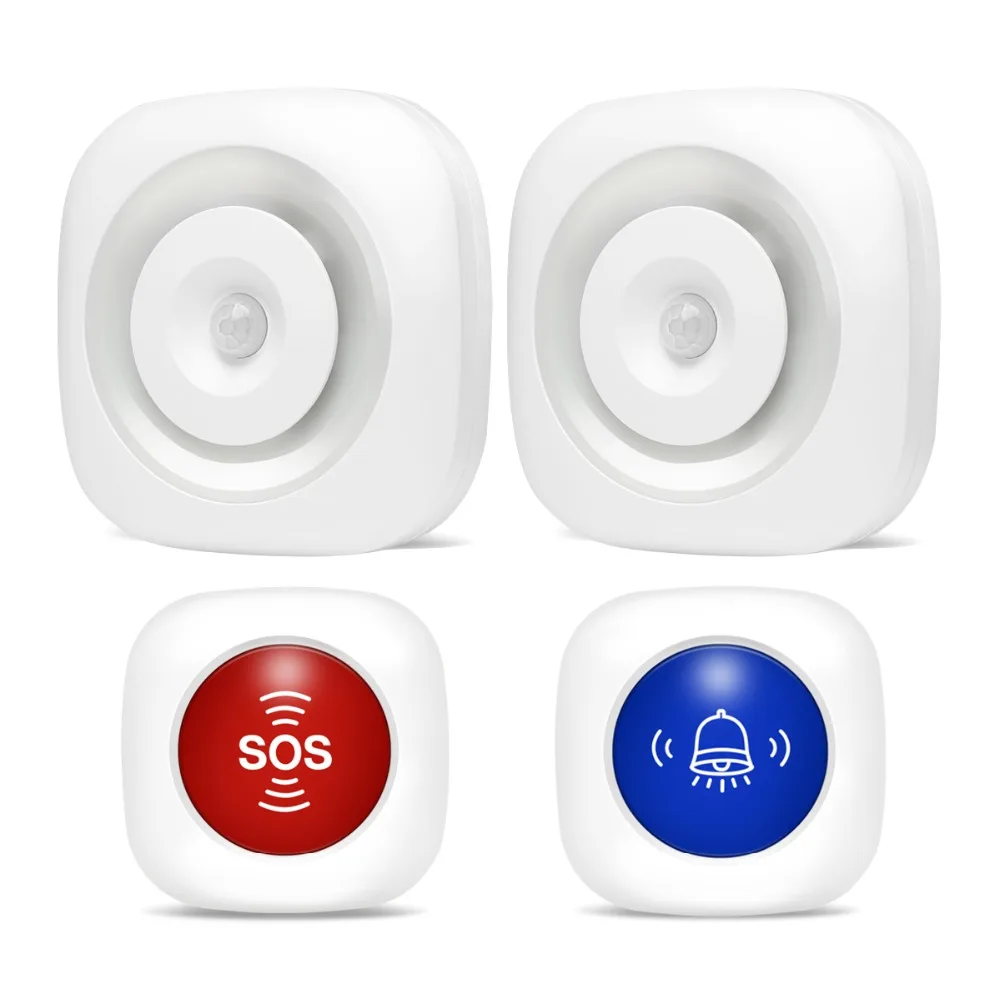 KOOCHUWAH Night Light Motion Sensor Alarm Wireless Movement Detector