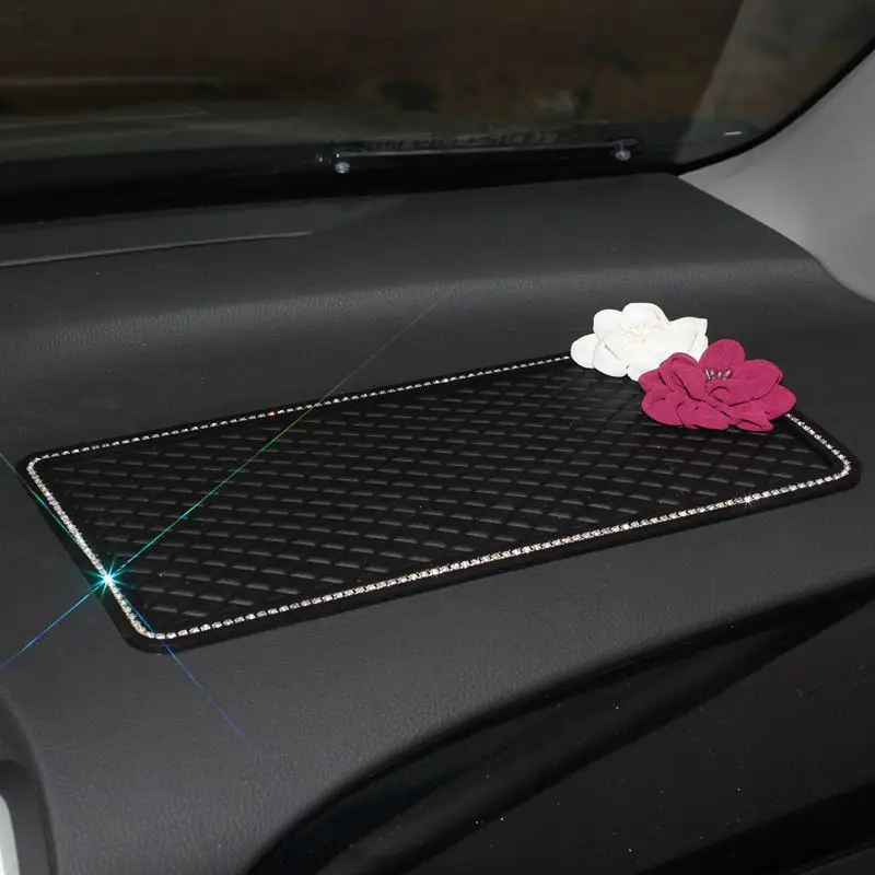 30-15cm-Anti-Slip-Mat-Crystal-Rose-Flower-Silicone-Non-Slip-Mat-Pad-Rhinestone-Car-Sticky-for-Mobile-Phone-Interior-3