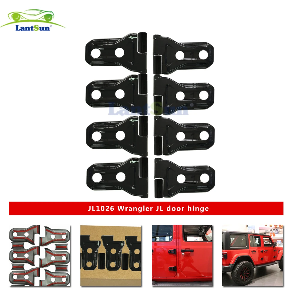 

2018++ for Wrangler JL1026 door hinge 4 door black red silver car accessories for jeep wrangler auto products Lantsun