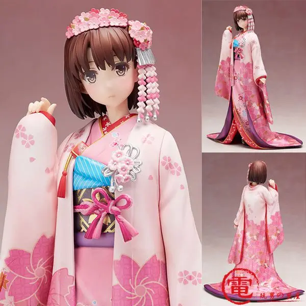 PVC Figure Toy Anime Saenai Heroine No Sodatekata Kasumigaoka Utaha Kimono Ver