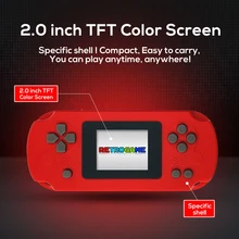 Портативная портативная игровая консоль 8 бит Мини Ретро игровой автомат игровой плеер встроенный 268 классические игры с 2,0 дюймовым экраном подарок для детей