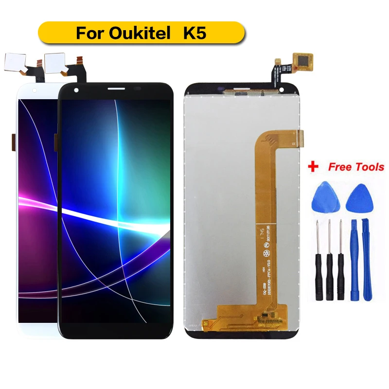 100% протестирован на дисплей Oukitel K5 + сенсорный экран в сборе для с бесплатными