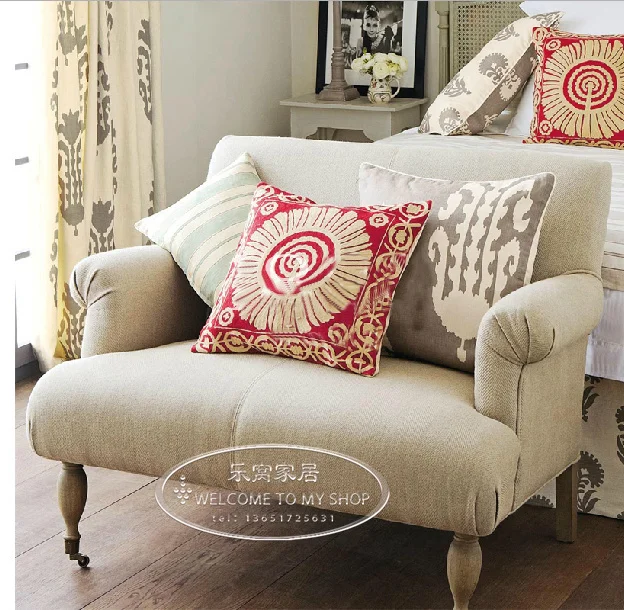 American Village Cheap small apartment loveseat custom French European
