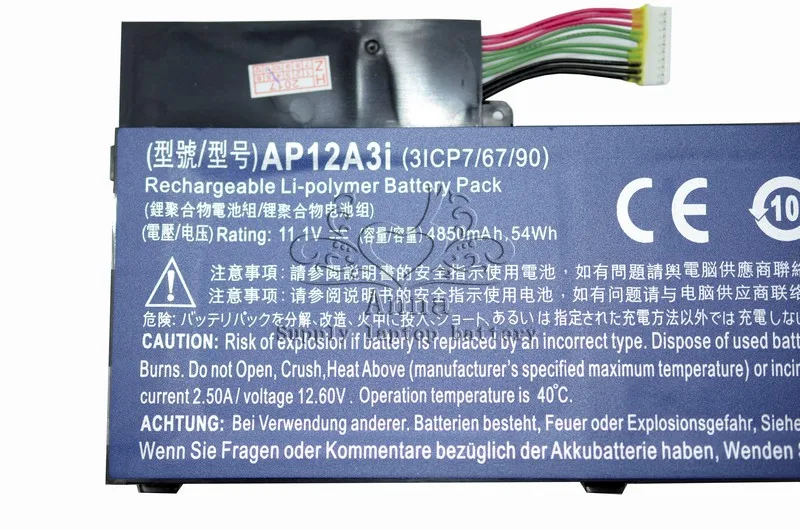  JIGU AP12A3I Original Laptop Battery For ACER Aspire Timeline Ultra M3 M5 M3-581 M5-481 M5-581 AP12