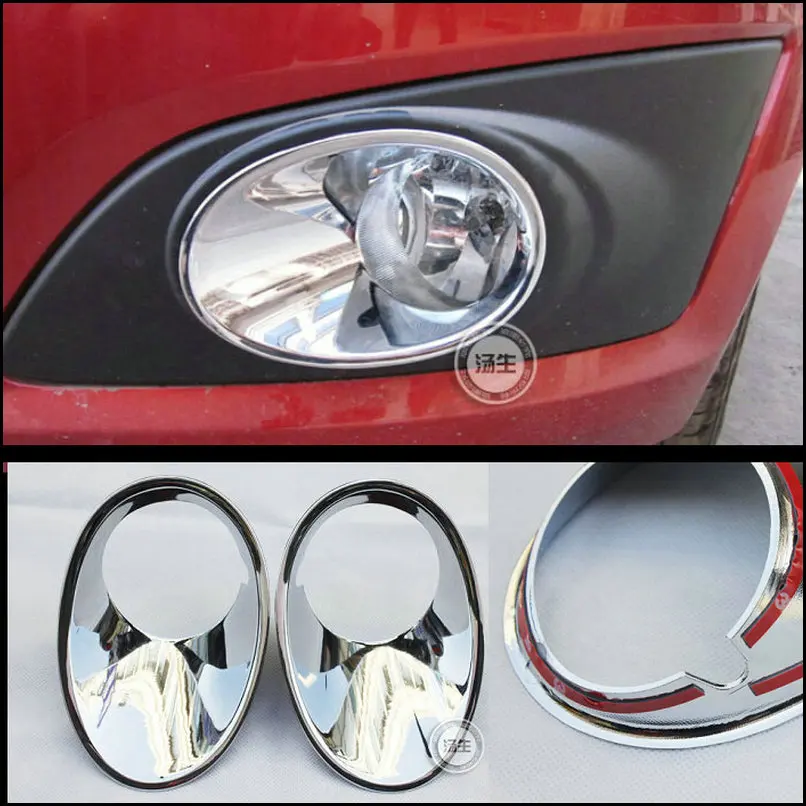 

Car-styling ABS chromed trim front fog lamp cover car accessories for Chevrolet Aveo 2011 2012 2013 2014 2pcs