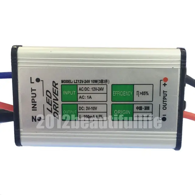 dc12 24v 10w constant current high power led driver dc3 10v 900ma indc12 24v 10w constant current high power led driver dc3 10v 900ma