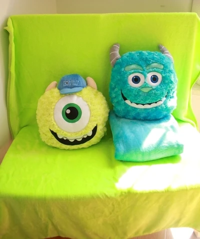 Плюшевое одеяло IVYYE Sulley Monster Mike аниме плюшевые аксессуары Плюшевая Кукла Мягкие