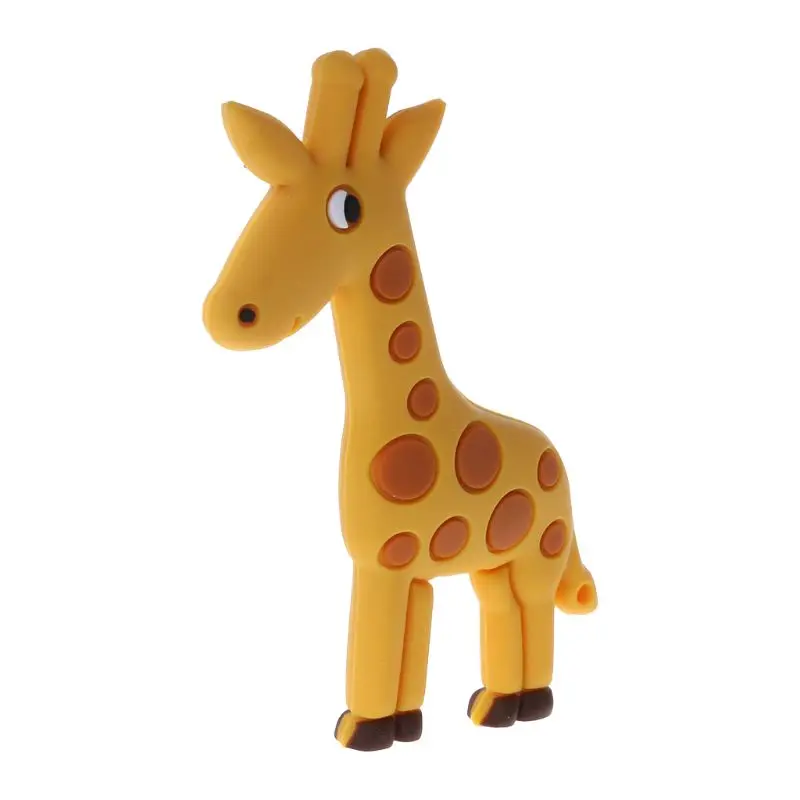 

Baby Teether Giraffe Silicone BPA Free Teething Pacifier Teeth Dental Oral Chewable Animal Grind Cartoon Nursing Drop Ship De4