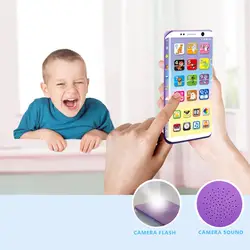 Развивающие игрушечный Смартфон USB порт трогательный экран для ребенка ребенок S7JN
