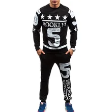 ZOGAA мужской повседневный спортивный костюм Модный комплект из двух предметов с принтом Chandal Hombre спортивный костюм PSG мужской спортивный костюм спортивная одежда