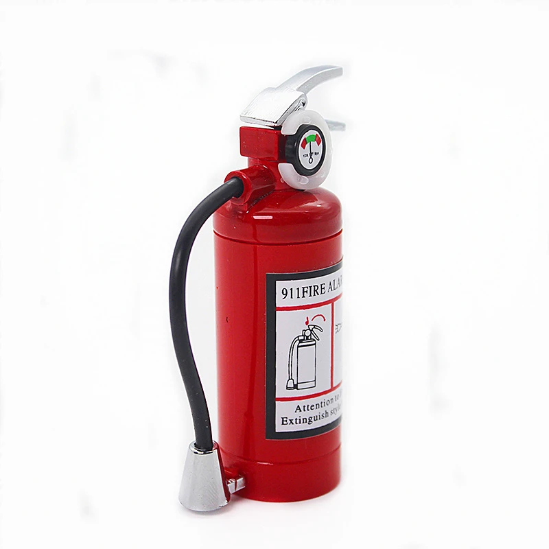 

New style Cigarette Accessories Butane gas lighters 2018 New Fire extinguisher shape LED lights lighter