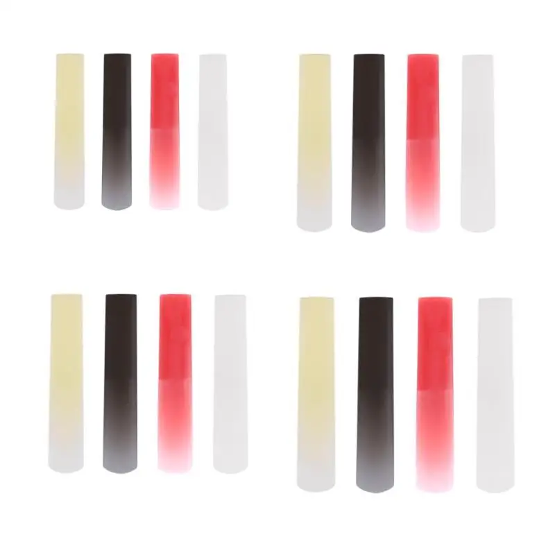 

Resin Plastic Sax Saxophone Reed Woodwind Instrument Parts Accessories for Clarinet/Soprano/Alto/Tenor Saxophone 4 Colors